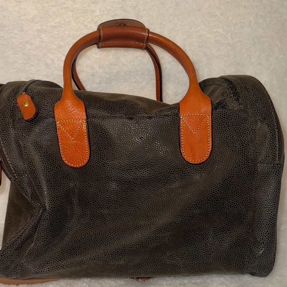Bric’s Weekender Brown Leather Duffel Bag in mint condition - Picture 10 of 13